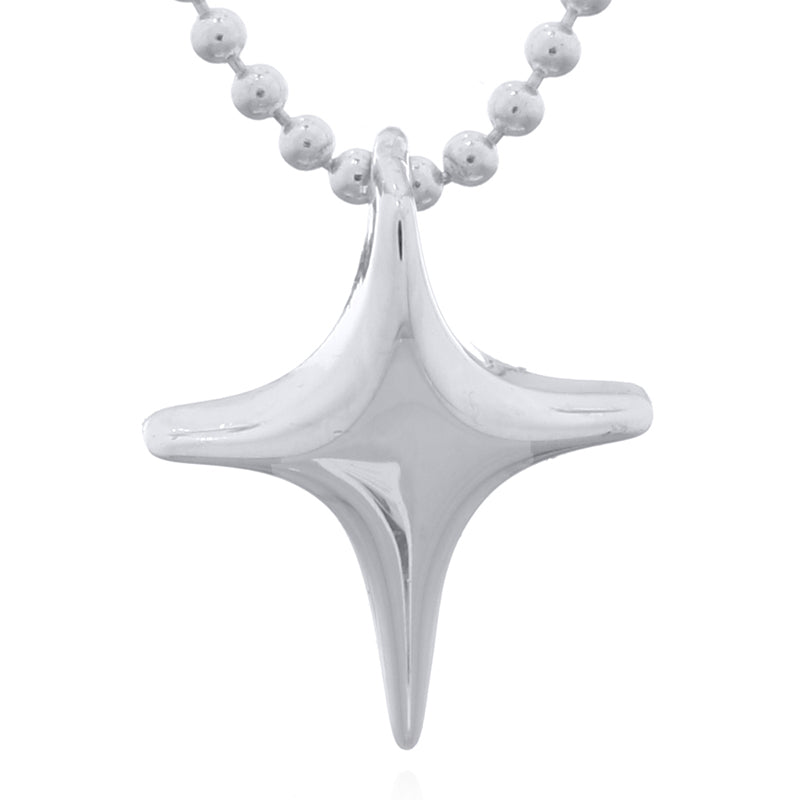 Asymmetric Star Sterling Silver Pendant – Celestial Charm