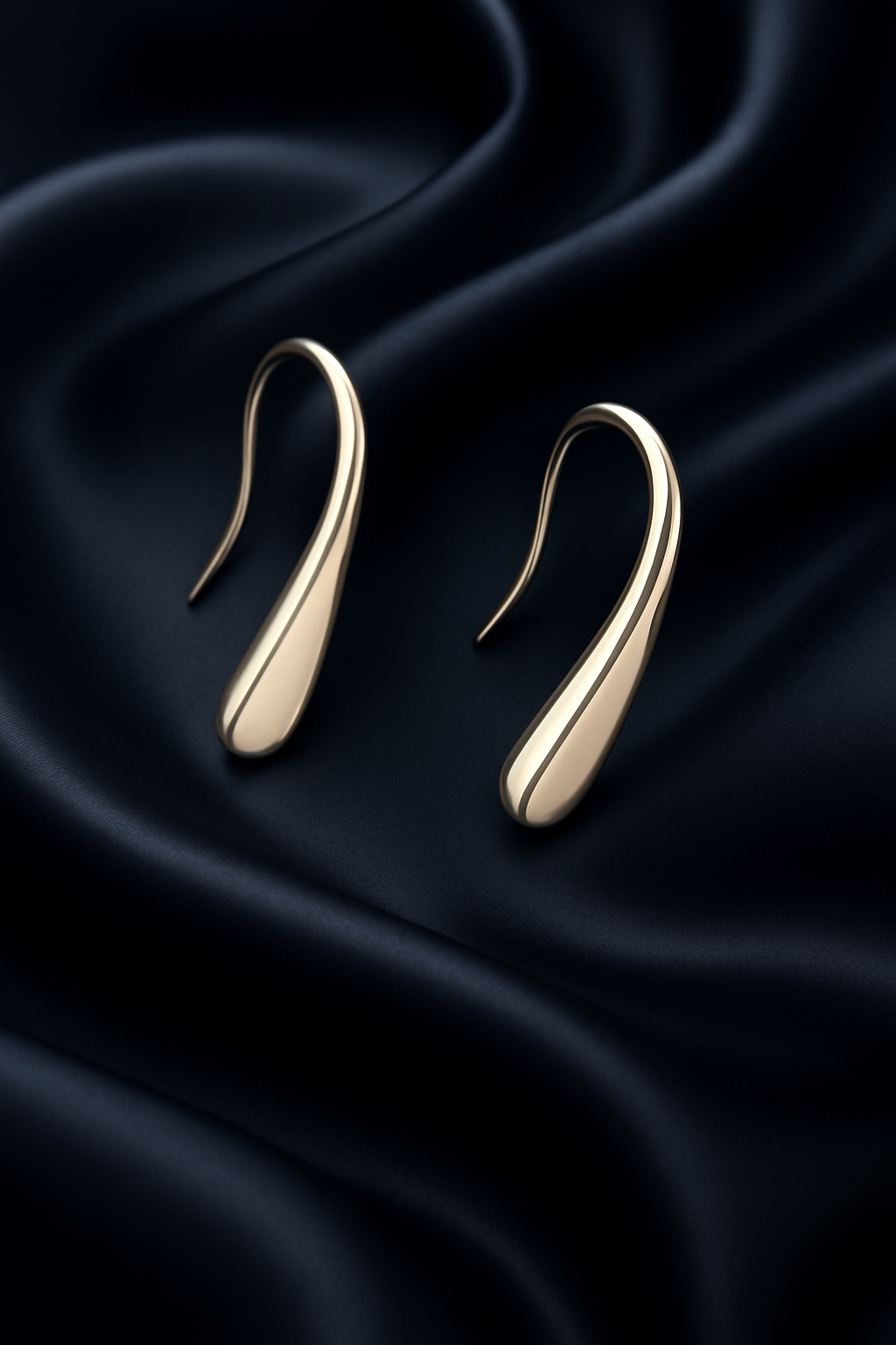 Petite Sterling Silver Water Drop Earrings