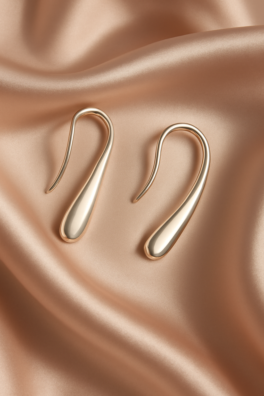 Petite Sterling Silver Water Drop Earrings