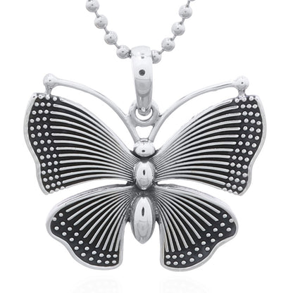 Exquisite Butterfly Sterling Pendant – Nature’s Elegance