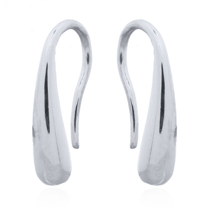 Petite Sterling Silver Water Drop Earrings