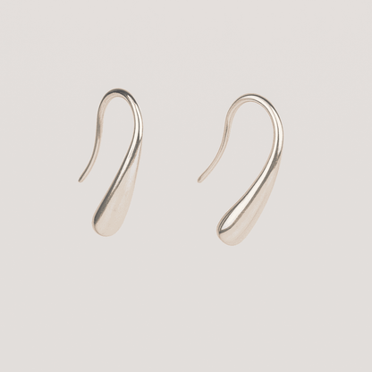 Petite Sterling Silver Water Drop Earrings