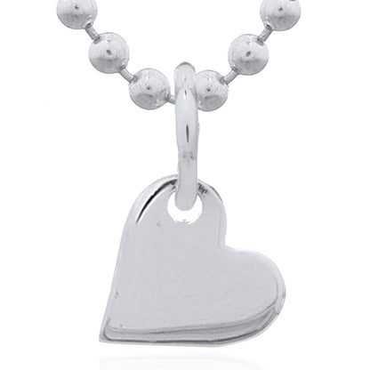 Petite Heart Sterling Silver Pendant – Minimal Romance